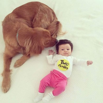 Bebé causa sensación por su abundante cabello